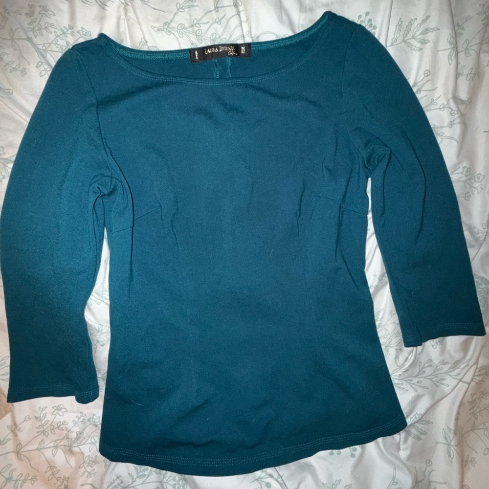 Pin Up Couture Sabrina Top. Zipper back. Size M.